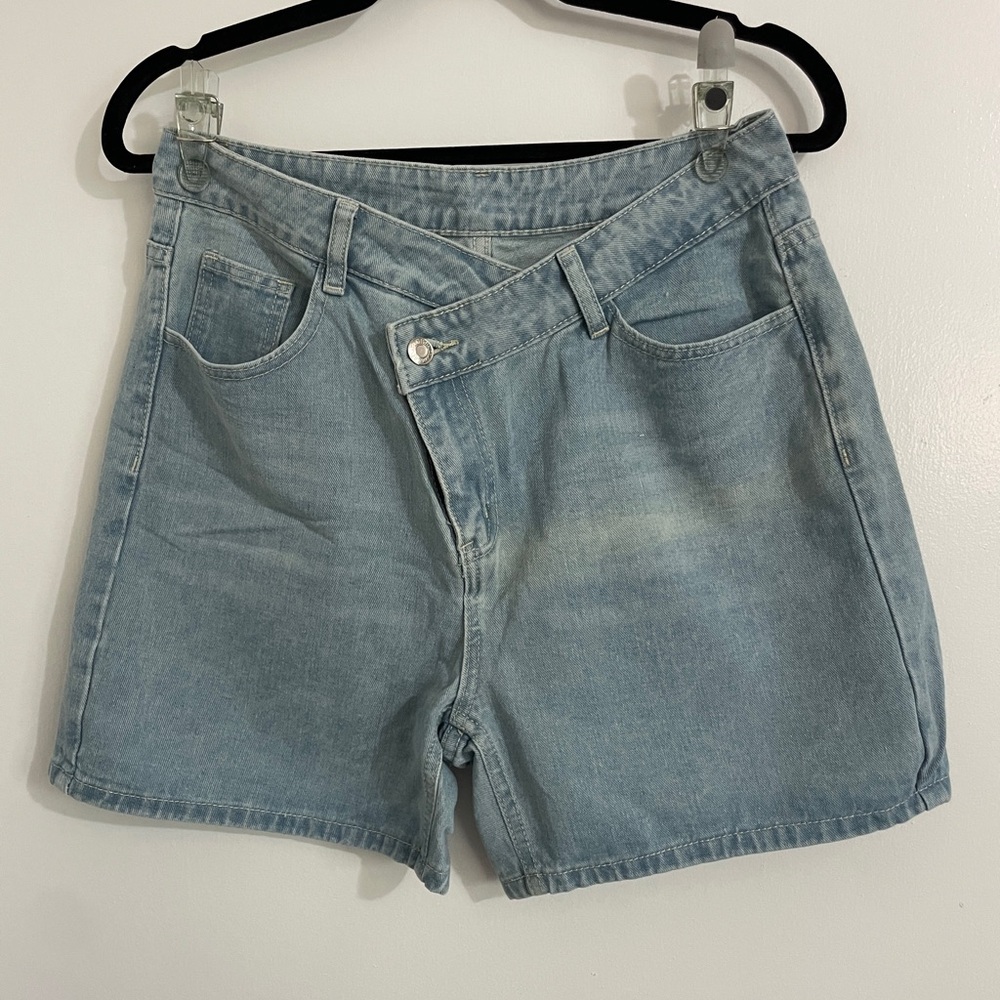 SHEIN Light Blue Jean Shorts
